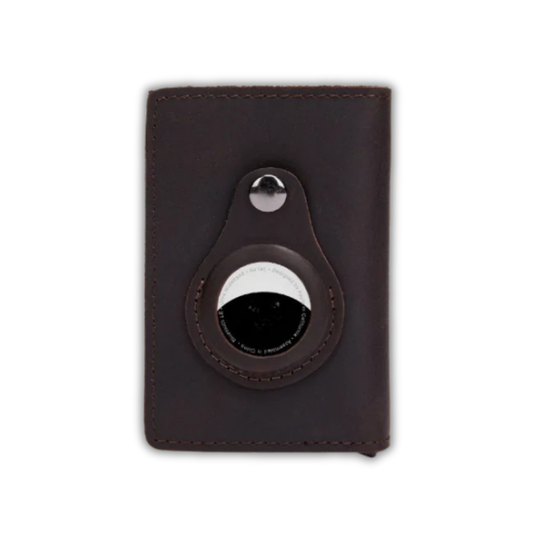 Harbor Leather Wallet with AirTag Holder