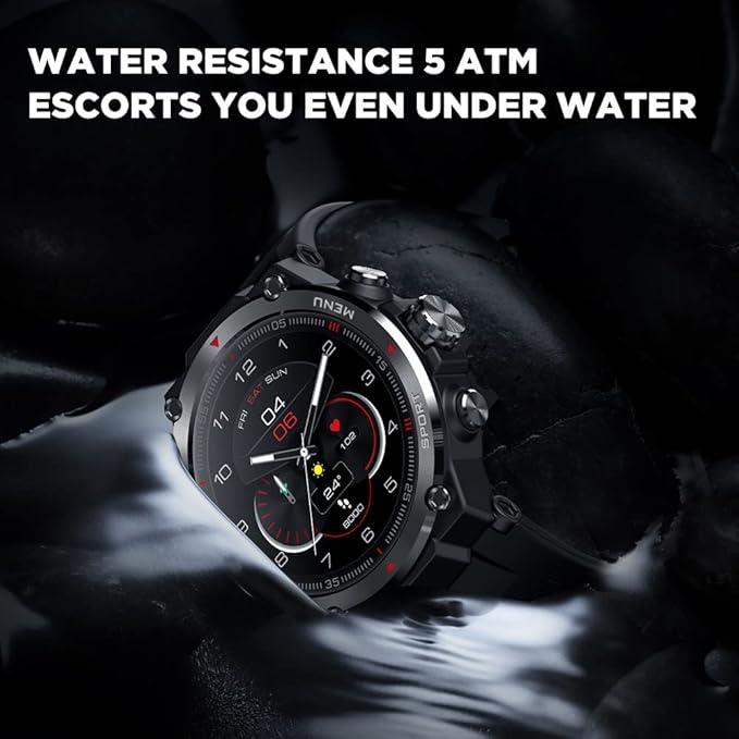 Nextrix Max GPS Sports Smartwatch – 1.3" AMOLED Display, 25-Day Battery, Health & Sports Tracking