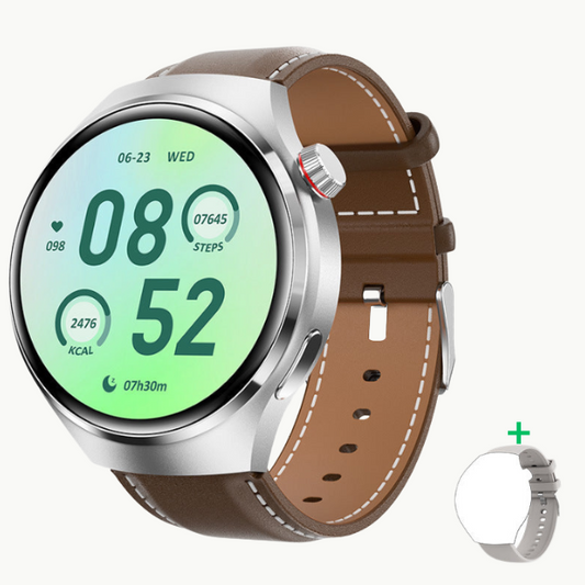 Imperial One 2025 smartwatch NFC, GPS, Health monitoring, Multiple sports, Wireless charging, Compatible with iOS & Android