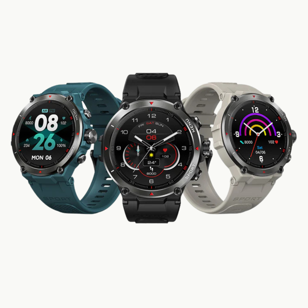 Nextrix Max GPS Sports Smartwatch – 1.3" AMOLED Display, 25-Day Battery, Health & Sports Tracking