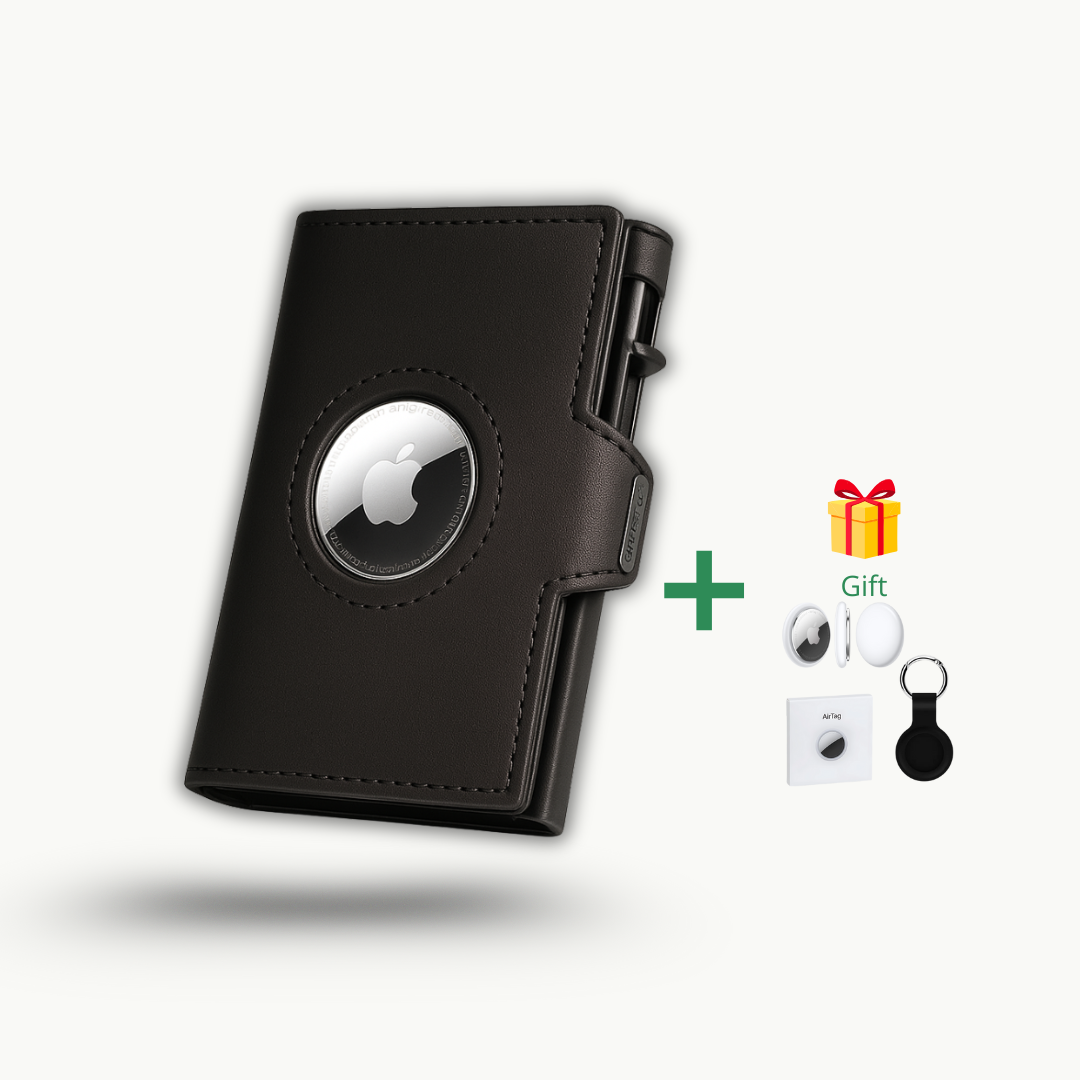 VEGGARI AirAustin Airtag Wallet -RIFD Blocking + Free Airtag