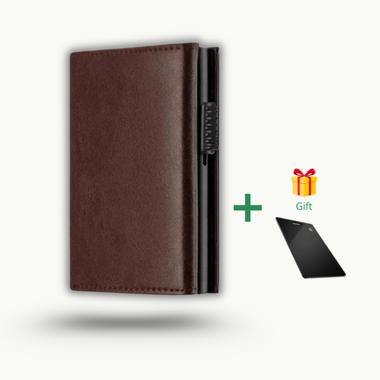 Timeless Luxury Leather Wallet + Free Smart Card