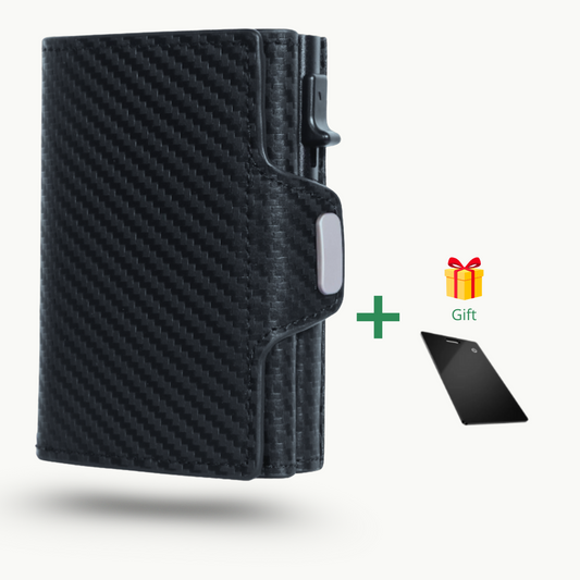 VEGGARI Noir Prime – Luxury Genuine Leather Wallet for Men - with RFID Protection + Free Smart Card